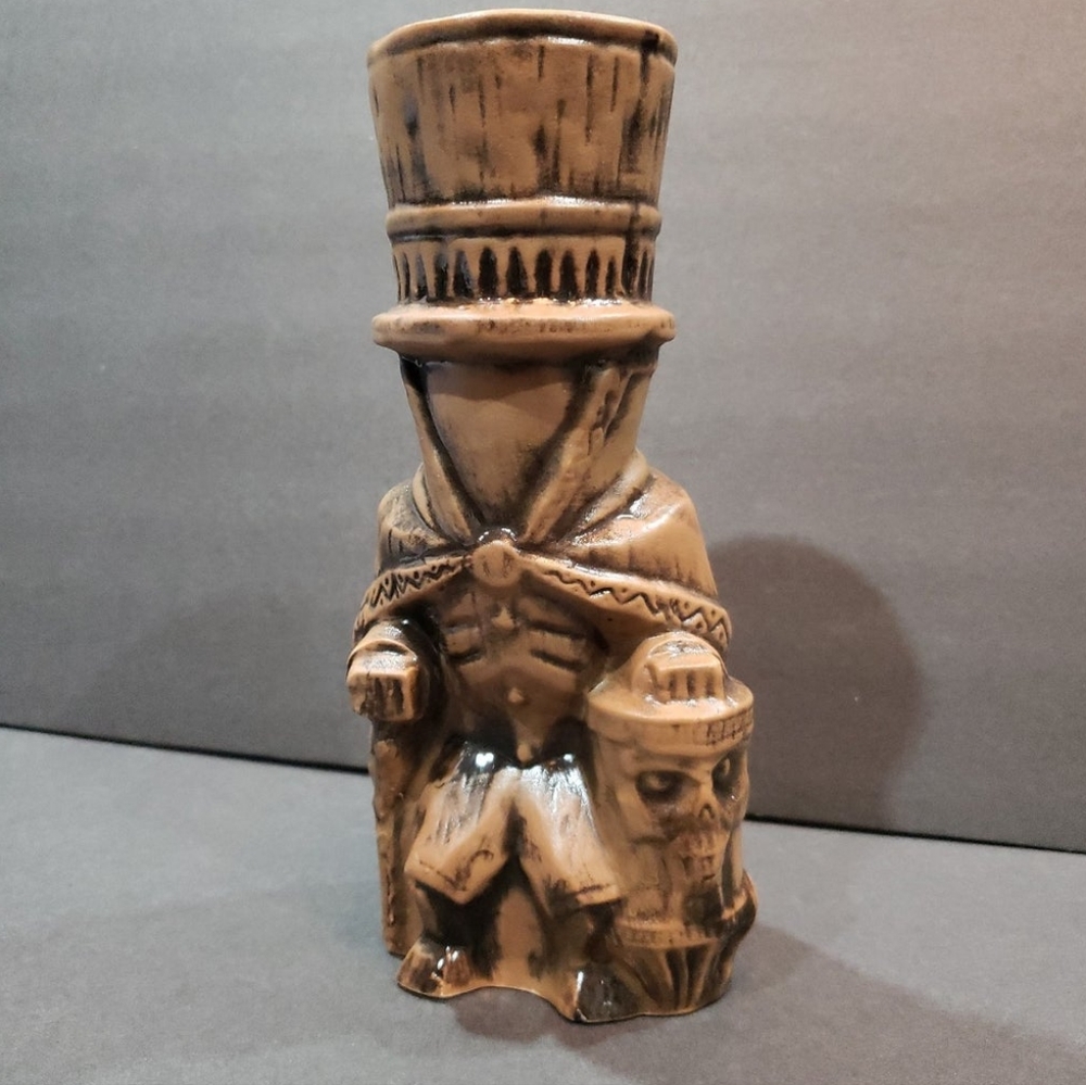 Disney Enchanted Tiki Room Haunted Mansion Hatbox Ghost Tiki Mug
